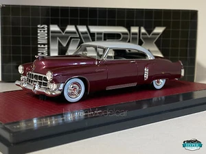 MATRIX 1/43 CADILLAC COUPÈ DE VILLE 1949 RED MET ART. MX50301-073 - Picture 1 of 3