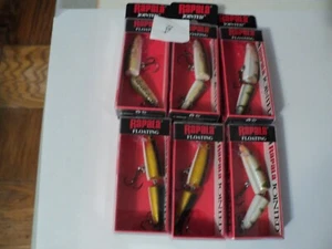 6 -RAPALA J-7 JOINTED STICK BAITS NIP (MIXED COLORS) LOT B - Picture 1 of 1