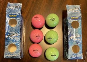 Maxfli Noodle Ice Golf Balls Pink And Lime Green