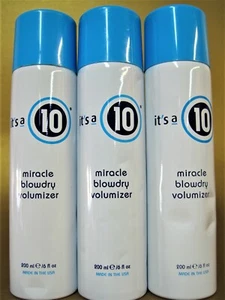 IT'S A 10 MIRACLE BLOWDRY VOLUMIZER 6 OZ (dented) Pack of 3 - Picture 1 of 2
