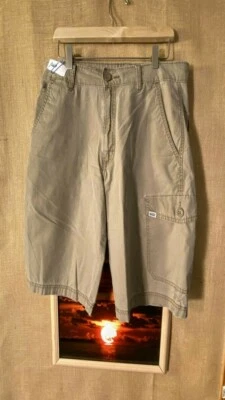 VANS Hombre Verde 1 Bolsillo Carga Pantalón Corto Talla 32 Foto 1 de 4