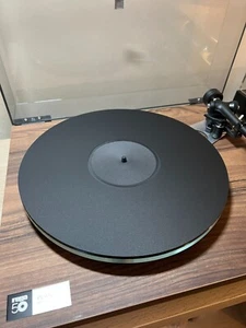 2mm Matt Black Acrylic Turntable Platter Slipmat - Made in UK Precision Machined - Picture 1 of 5
