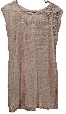 Vestido Vaina LC Lauren Conrad Lentejuelas Sin Mangas Festivo Brillante Talla 2 Foto 1 de 4