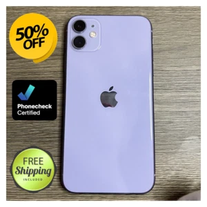 Apple iPhone 11 Unlocked Verizon Clean IMEI At&t T-Mobile iOS 64GB 128GB  - Picture 1 of 8