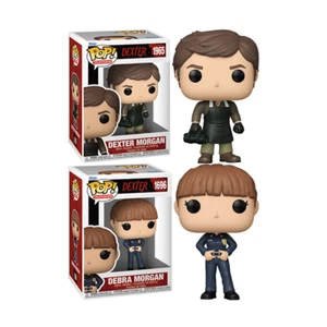 Dexter - Dexter & Debra Morgan Pop! Vinyl Figure Bundle Set of 2 + POP PROTECTOR - Picture 1 of 5