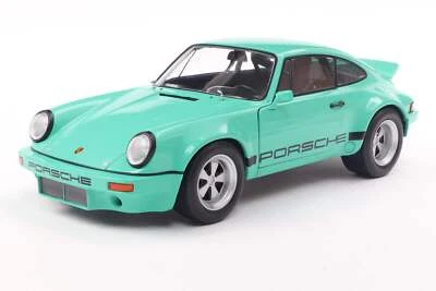 Solido 1974 Porsche 911 RS 3.0L Coupe IROC Daytona Green 1:18 S1810705 - Image 1 of 4