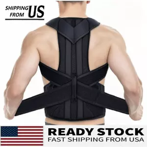 Women's men's adjustable posture corrector for lumbar scoliosis and back support - Picture 1 of 18
