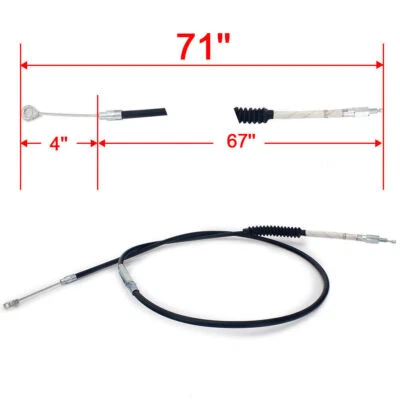 71" Clutch Cable for Harley Dyna Street Bob FXDB Fat Bob Super Glide Softail Foto 1 de 4