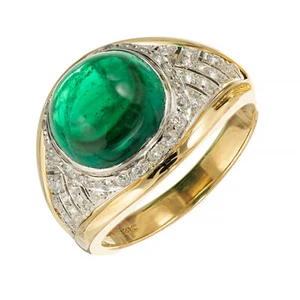 Columbian Emerald Vintage Gem 5.15ct GIA Certified MAS 18k Platinum Ring - Picture 1 of 7