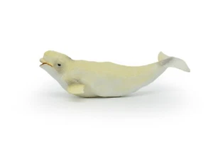 Beluga Whale Toy, Model, Figure, Rubber Replica, Hand Painted   5"   CWG212 BB42 - Picture 1 of 6