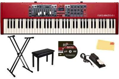 Piano de escenario Nord Electro 6D 73 teclas con soporte ajustable Foto 1 de 4