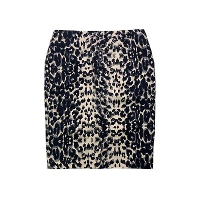 Falda lápiz Mossimo estampado leopardo talla 10P Foto 1 de 4