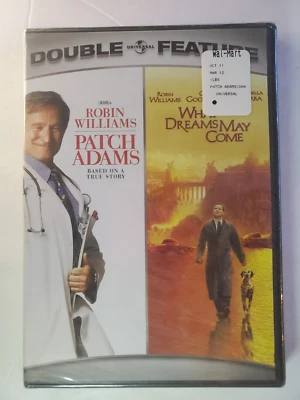 Patch Adams/What Dreams May Come Double Feature DVD Brand New Sealed  - Image 1 of 2