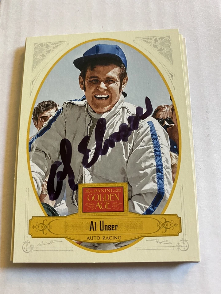 Al Unser Signed 2012 Panini Golden Age Card # 122 - Image 1 of 1