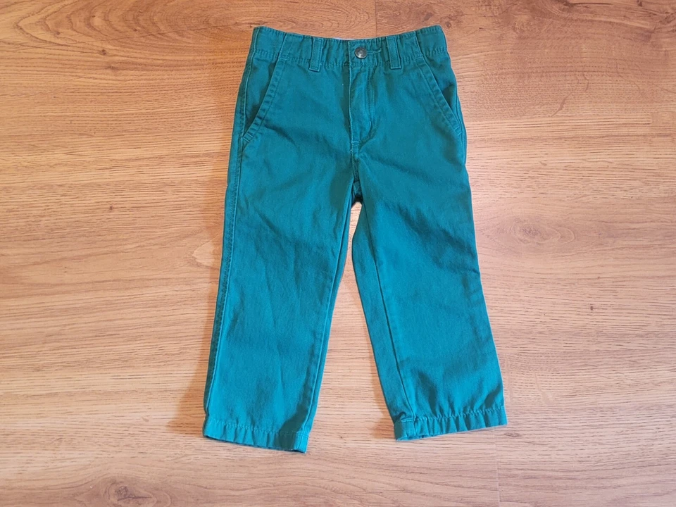 J Khaki Gren Slacks Adjustable Waist Boys Size 2T - Image 1 of 4