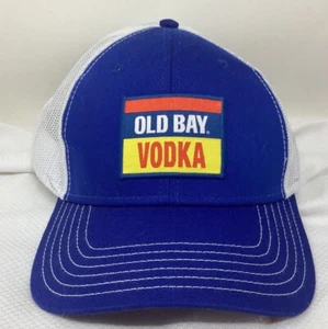 Old Bay Flavored Vodka Trucker Hat, Cap, Lid Otto Cap Company Snapback Blue - Picture 1 of 3