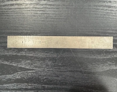 Brown and Sharpe 6" Straight Edge Blade Ruler Tempered No 4 315 B&S USA - Image 1 of 4