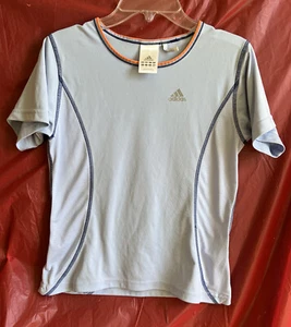 Girl’s M ADIDAS Clima 365 Athletic Running Shirt Light Blue - Picture 1 of 9