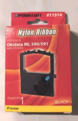 PORELON 11514 Nylon Ribbon for Okidata ML 320/590/591, 321, 390, 390+, 391, 391+ - Image 1 of 4