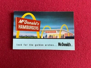1960's, McDonald's, Vintage Business Card (Scarce / Vintage) - Picture 1 of 2