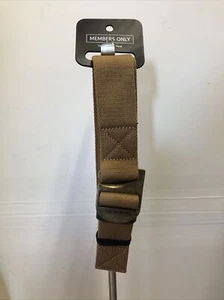 Members Only Tactical Brown Adjustable Belt One Size - Picture 1 of 3