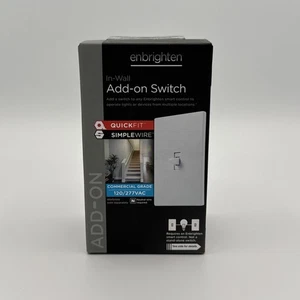 GE Jasco Enbrighten Add-On Kippschalter QuickFit SimpleWire AS2006 NEU in Box - Bild 1 von 4