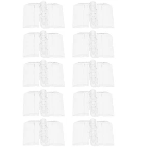 Caja de gabinete eléctrico con bisagra de 10 piezas bisagras de puerta plegables transparentes - Imagen 1 de 12