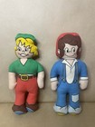 Set Of 1980s Bisto Kids Soft Plush Toys NSPCC 1989 Anne Wilkinson Vintage