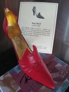 JUST THE RIGHT SHOE RED DEVIL 1999 25082 mnib with coa - Picture 1 of 6