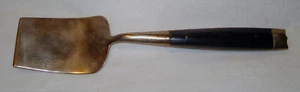 Vintage Thai Siam Brass Gold Tone Black Wooden Handle 8 ½” Pie Dessert Server - Picture 1 of 3