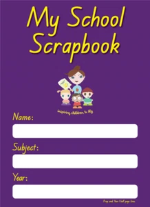 AMH Learning Supplies Scrap Book Yr 1 Half Blank/ Half Blank/ Half Red/Blue L... - Picture 1 of 2