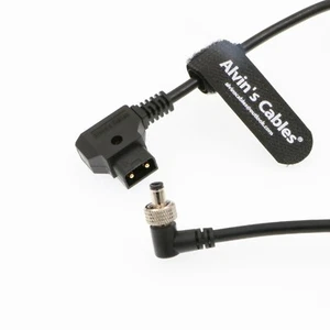 DTap to Right Angle Lock DC Coiled Power Cable for Atomos Video Device PIX-E7 - Picture 1 of 4