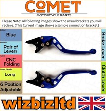 Kawasaki ZX-7RR 1991-2003 [Non-Folding Long Blue] [Comet Adjustable Race Levers]