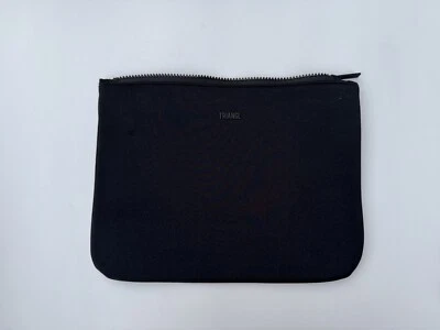 TRIANGL Black Neoprene Zipped Pouch - Image 1 of 4