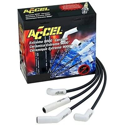 Juego de cables de bujía de cerámica ACCEL 9059C para camión GM 99-02 Foto 1 de 2