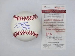 JIM PALMER BALTIMORE ORIOLES FIRMATO Rawlings OML BASEBALL con HOF 90 JSA COA - Foto 1 di 4