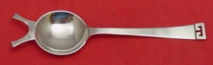 Calentador de brandy de plata esterlina Chinese Key de Allan Adler 6 5/8" modernismo - Imagen 1 de 3
