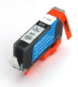 Cartucho de tinta de impresora compatible negra CLI521 para reemplazar Canon 521 negro - Imagen 1 de 1