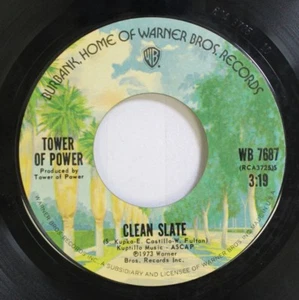 Soul 45 Tower Of Power - Clean Slate / So Very Hard To Go On Warner Bros - Picture 1 of 2