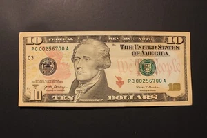 2017 $10 Note Bookend 00's - Picture 1 of 4