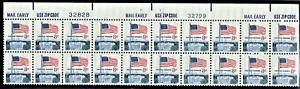 1968-70 U.S. Regular Flag Issue 8 Cent Plt#Blk of 20 Sc#1338F M/NH/OG Beauty! - Picture 1 of 1