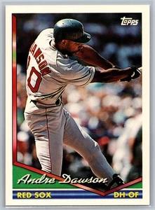 1994 Topps #595 Andre Dawson Boston Red Sox - Picture 1 of 2