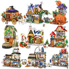 LOZ Mini Blocks Street Stores House Building Blocks Set Bricks Model Kids Toys