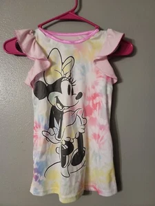 Disney Junior ärmelloses Minnie Mouse Kleid schwer entflammbar Kleinkind Mädchen Größe 4T - Bild 1 von 5