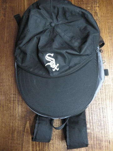 White Sox MLB Genuine Merchandise Hat Cap Fitted Backpack Rare! Baseball Cover