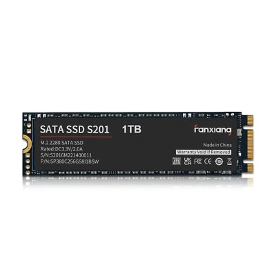 Fanxiang SATA M.2 SSD 1TB 550MB/S 6GB/S M.2 Solid State Drive interne Festplatte - Bild 1 von 4
