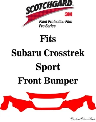 3M Scotchgard Paint Protection Pro Series Fits 2022 2023 Subaru Crosstrek Sport - Image 1 of 3