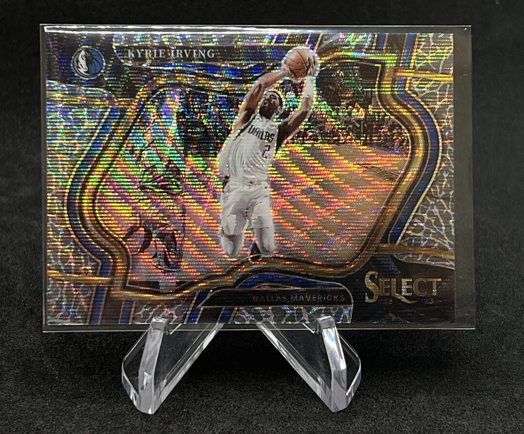 2022-23 Select Kyrie Irving Courtside Elephant Prizm Case Hit SSP. Mavericks