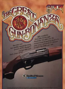 1983 Smith & Wesson: Great Gun Bonanza Vintage Print Ad - Bild 1 von 1