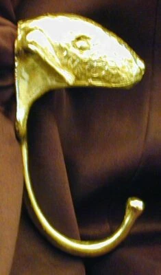 BEDLINGTON TERRIER J Hook, Robe Hook, Coat Hook, Leash Hook Bronze - Image 1 of 3